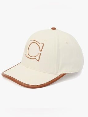 Coach Women's C Cotton Canvas Baseball HAT